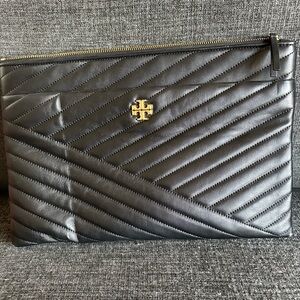 Tory Burch Kira Chevron Large Pouch